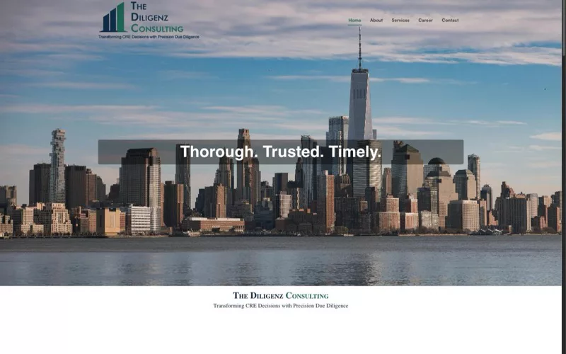 The Diligenz Consulting website designed and developed by Innovative Infotech